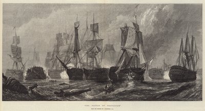 The Battle of Trafalgar by C. Stanfield